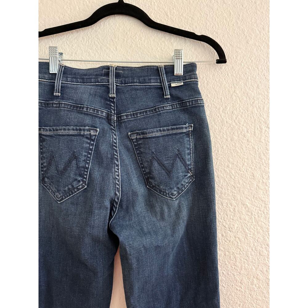 MOTHER The Hustler Ankle High Rise Flare Jeans Blue Size 25 - Picture 6 of 8